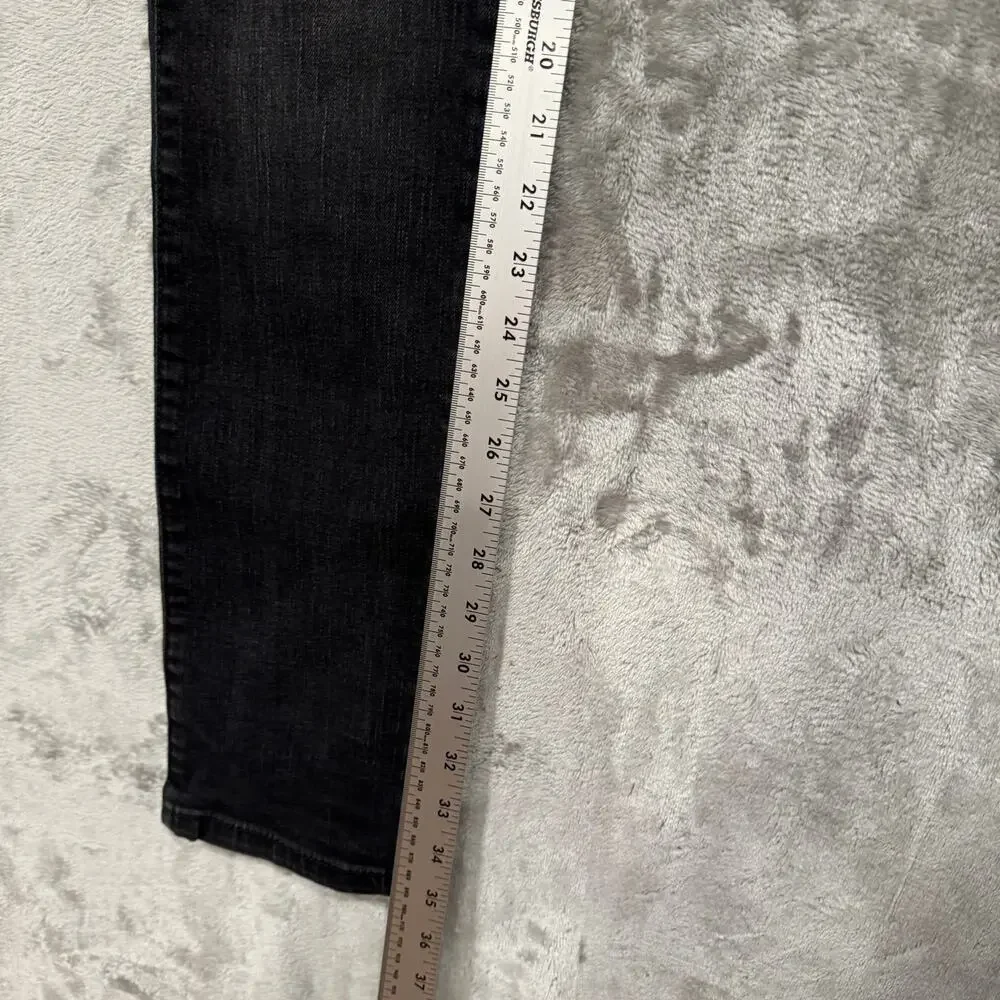 Children’s Place Straight Leg Boys Size 12 Jeans Stretch Faded Black